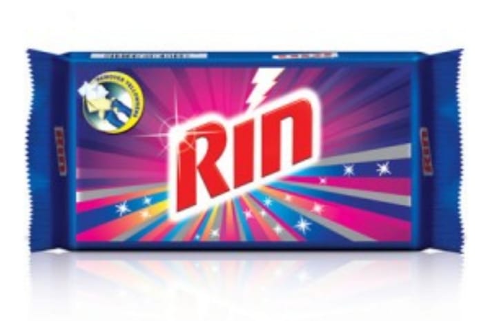 Rin Detergent Bar, 75g | Rs.6
